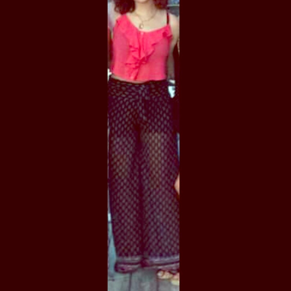Sheer Boho Pants